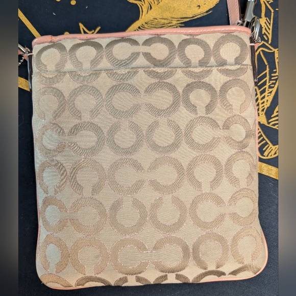 Coach Pink Julia Op Art Swingpack Crossbody - Picture 4 of 9